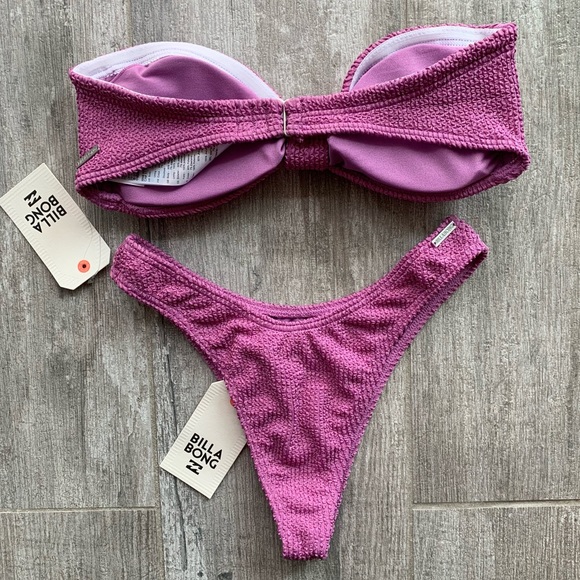 🔥🔥BILLABONG - SUMMER HIGH BANDEAU HIKE SET🔥🔥 - Picture 7 of 8